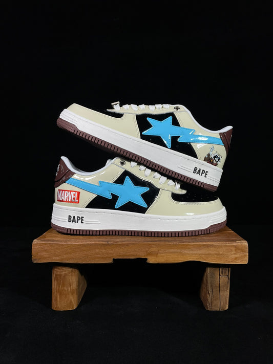 A Bathing Ape Bapesta Marvel Edition - (ROCKET RACOON)