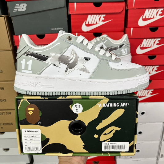 A Bathing Ape Bapesta 11 Grey/White