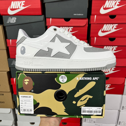 A Bathing Ape Bapesta - (GREY/WHITE)