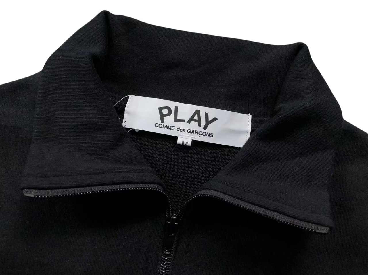 Comme Des Garçons Play Heart Jacket - (BLACK)