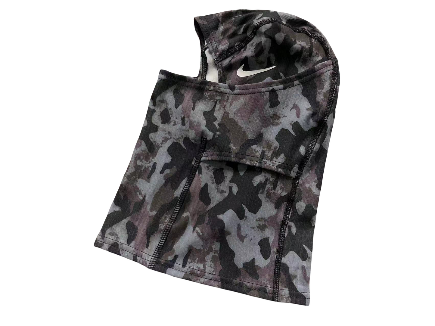 Nike Pro Hyperwarm Balaclava Camo Grey