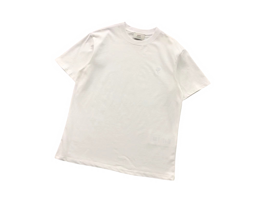 AMI Paris White Heart Tee - (WHITE)