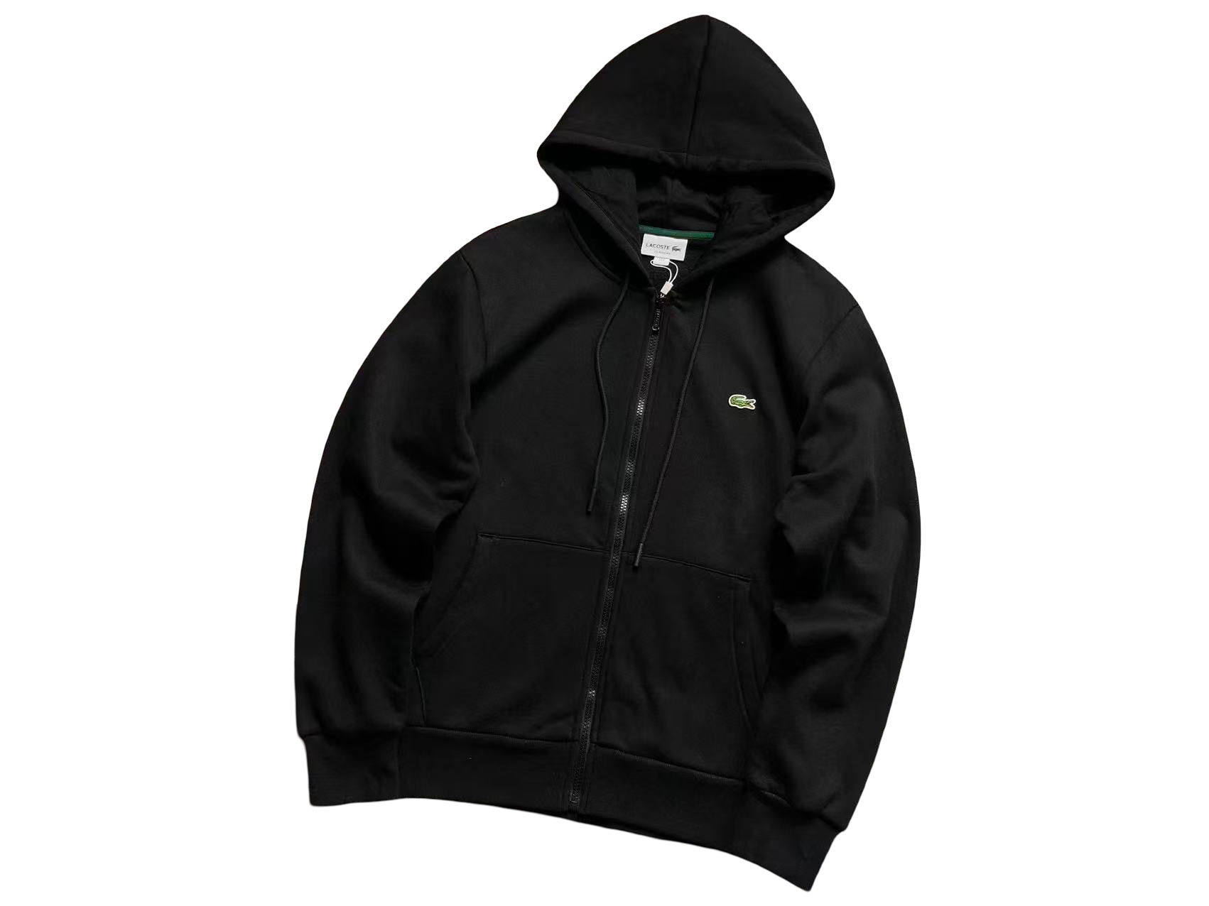 Lacoste Classic Zip Hoodie Black