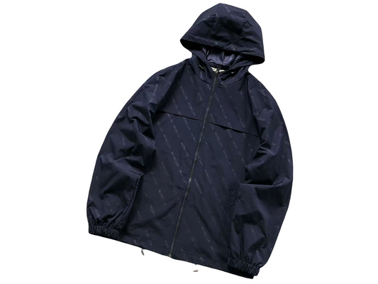 Moncler Motif Windbreaker Navy
