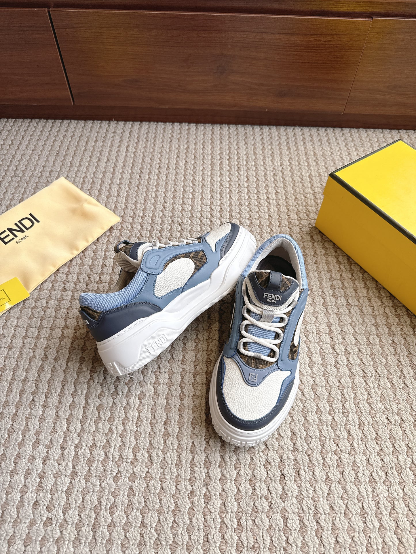 Fendi Force Blue White