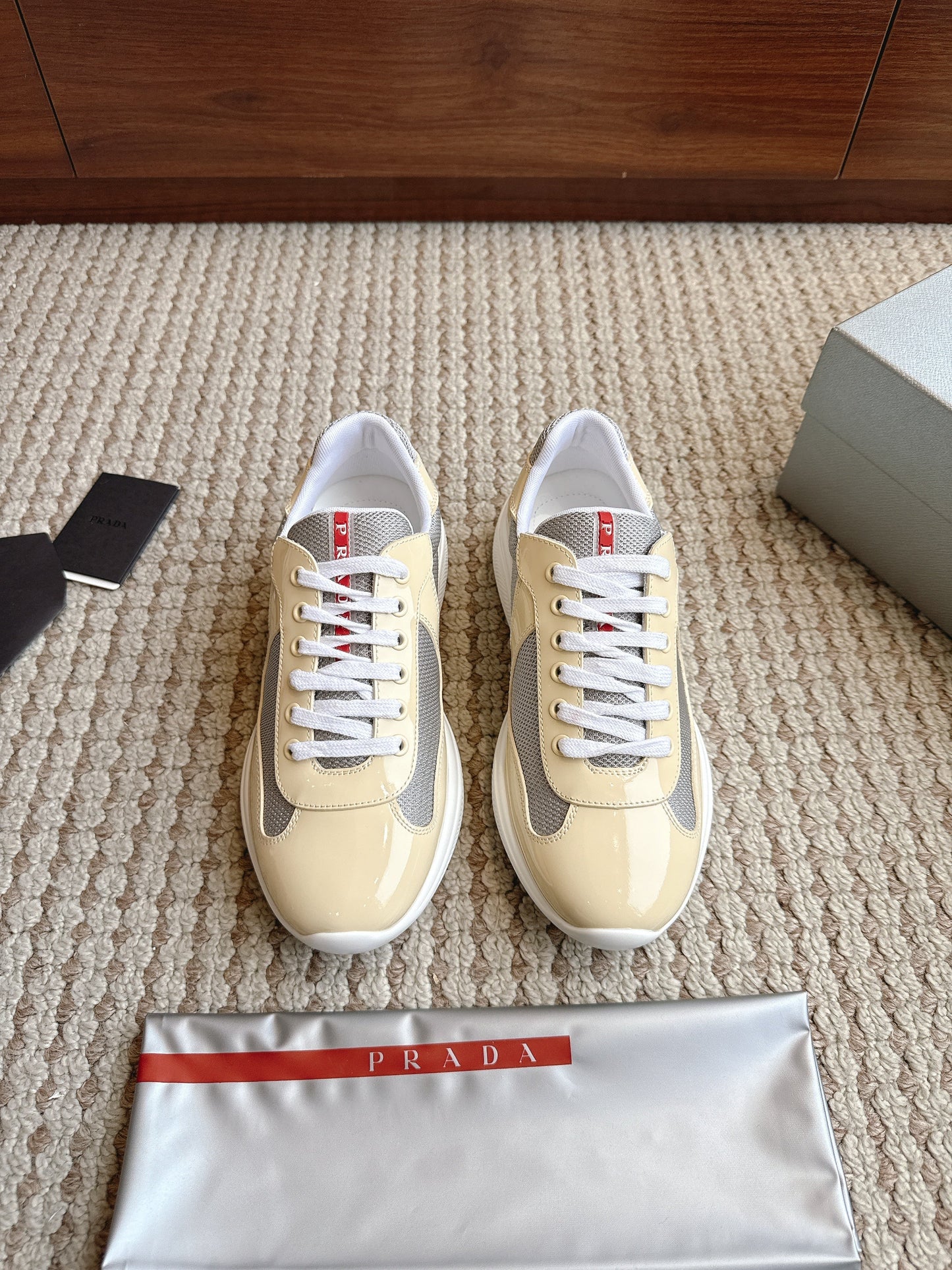 Prada America's Cup Cream Grey