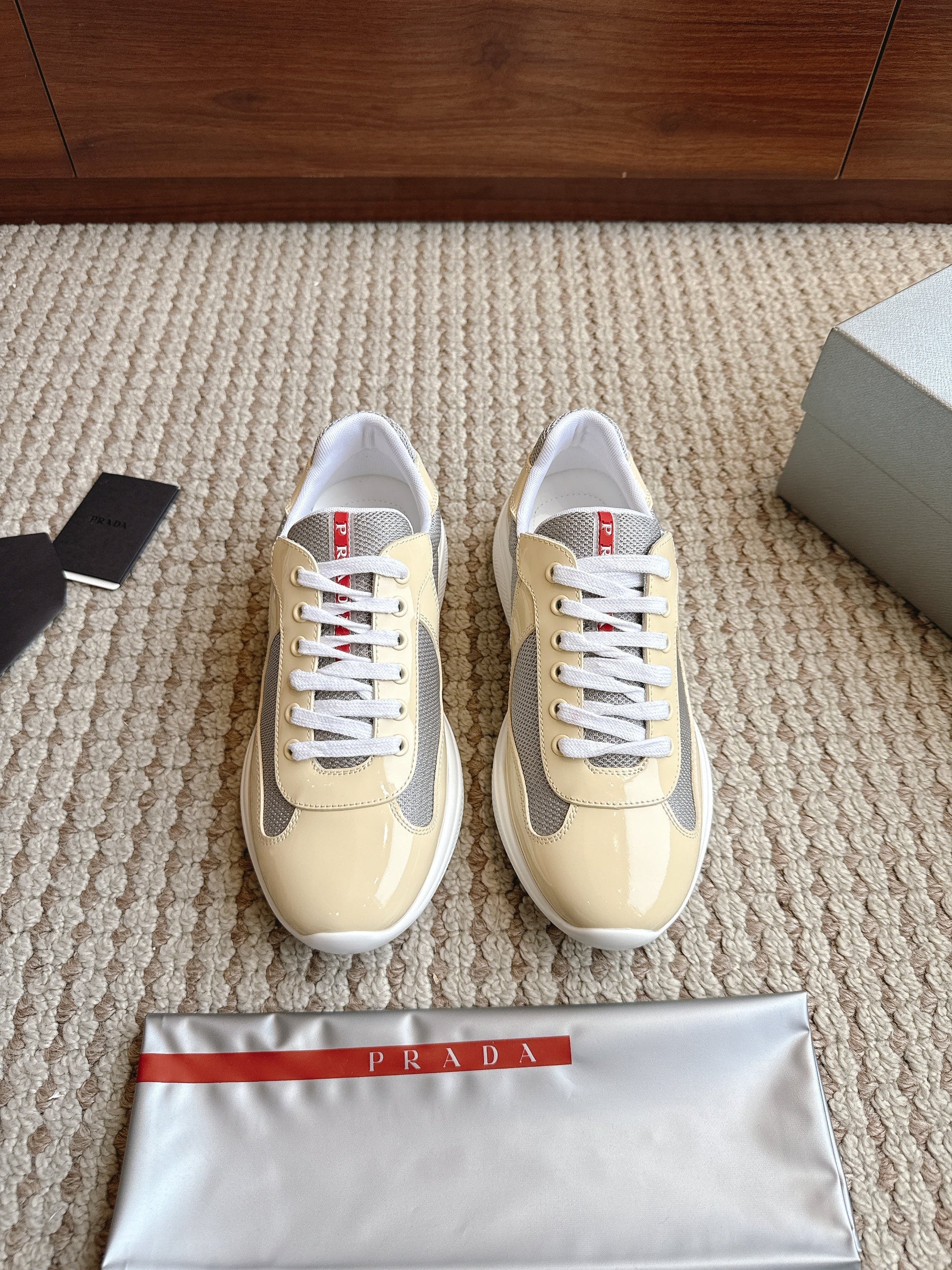 Prada America's Cup Cream Grey