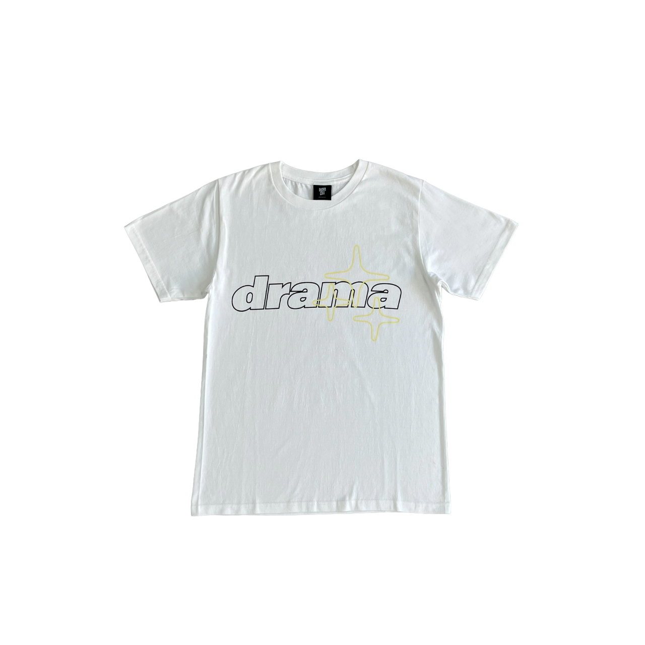 Drama Call Stars Tee - (WHITE/YELLOW)