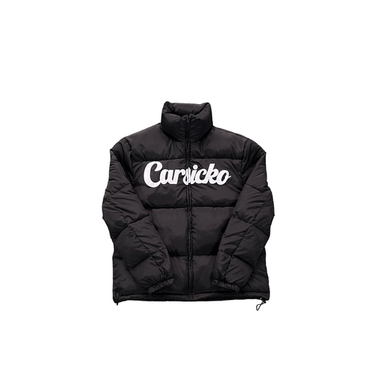 Carsicko Logo Puffer Jacket Black