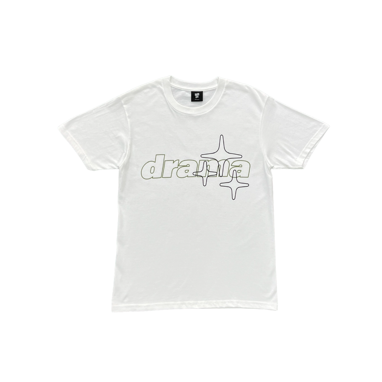 Drama Call Stars Tee - (WHITE/GREEN)