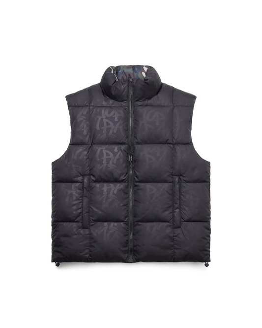 Mertra Reversible Puffer - (BLACK/CAMO)