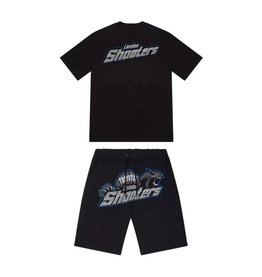 Trapstar Shooters Short Set Black Ice Flavours
