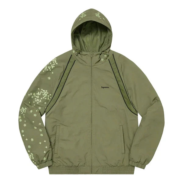 Supreme AOI Glow-In-The-Dark Shell Suit Jacket Khaki