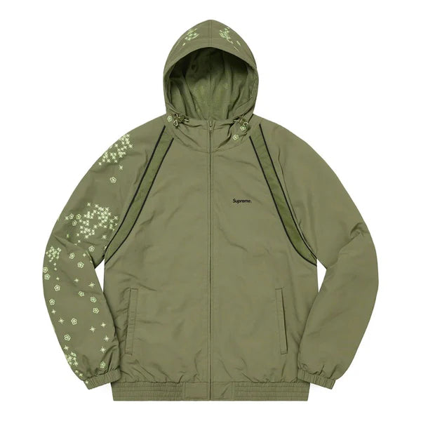 Supreme AOI Glow-In-The-Dark Shell Suit Jacket - (KHAKI)