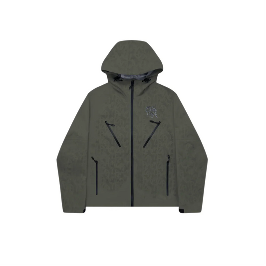 MERTRA Monogram Shell Jacket Green