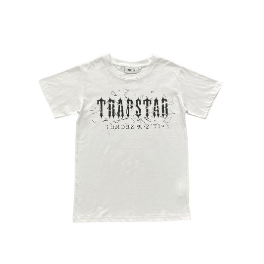 Trapstar Decoded Shattered Glass Tee White
