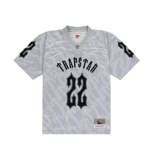 Trapstar x NFL Football Jersey - (GREY)