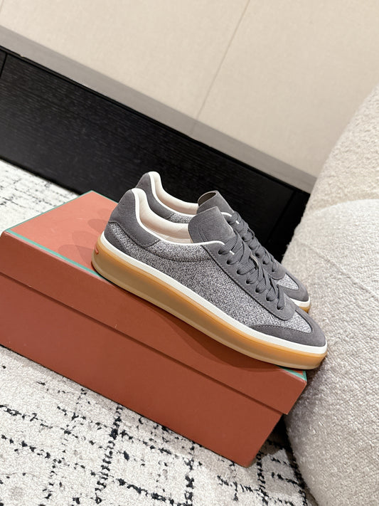 Loro Piana Tennis Walk Denim Anthracite Grey