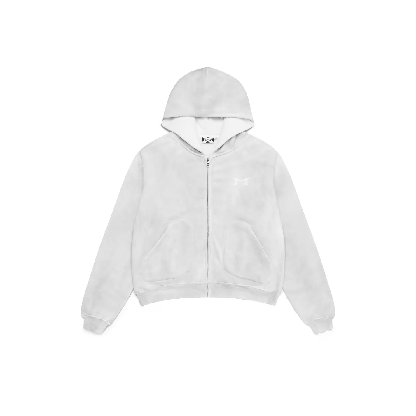 Mertra Dirt Zip Hoodie - (GREY)
