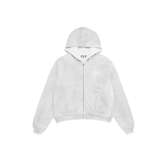 Mertra Dirt Zip Hoodie - (GREY)