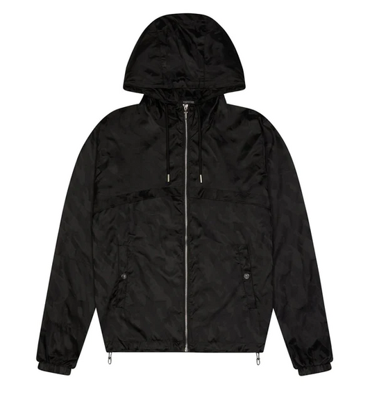 Trapstar Irongate T Jacquard Windbreaker Jacket - (BLACK)