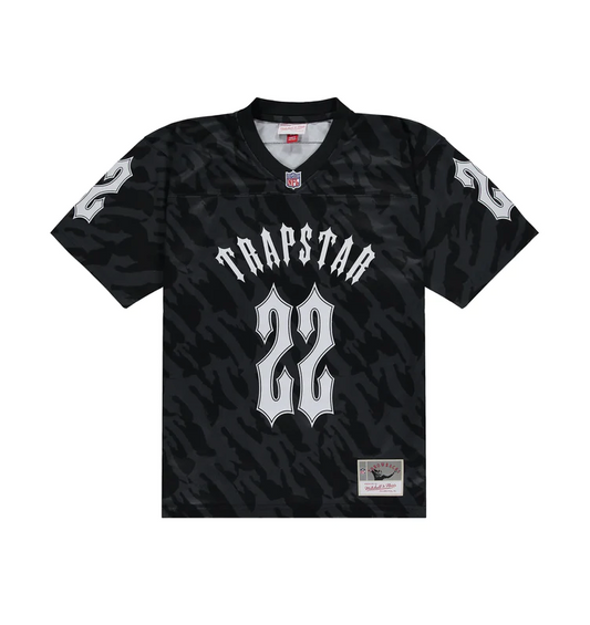 Trapstar x NFL Football Jersey - (BLACK)