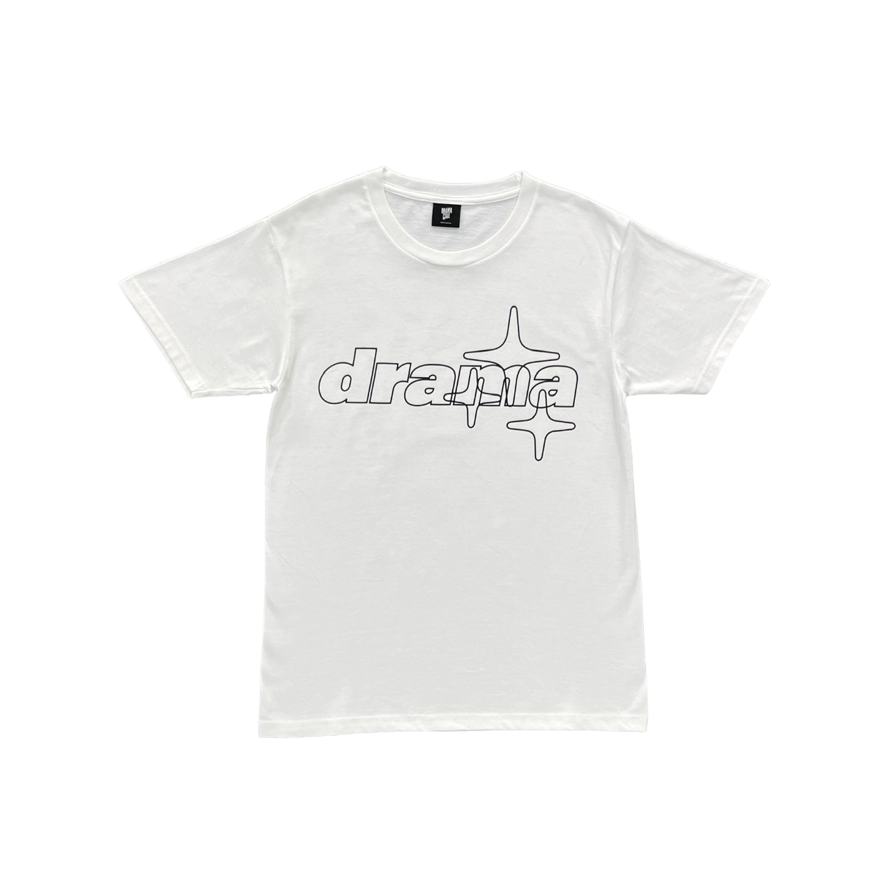 Drama Call Stars Tee - (WHITE/BLACK)