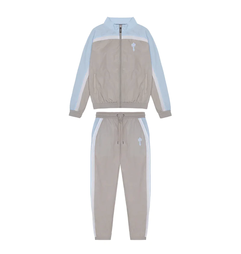 Trapstar Irongate T Shellsuit - (GREY/WHITE/CASHMERE BLUE)