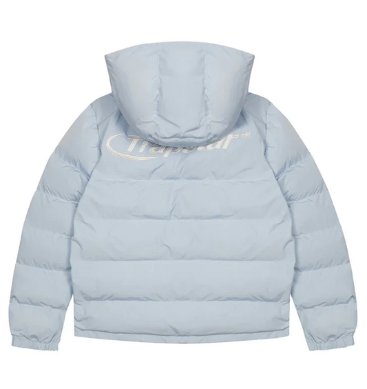 Trapstar Hyperdrive Detachable Hooded Puffer Jacket - (ICE BLUE)