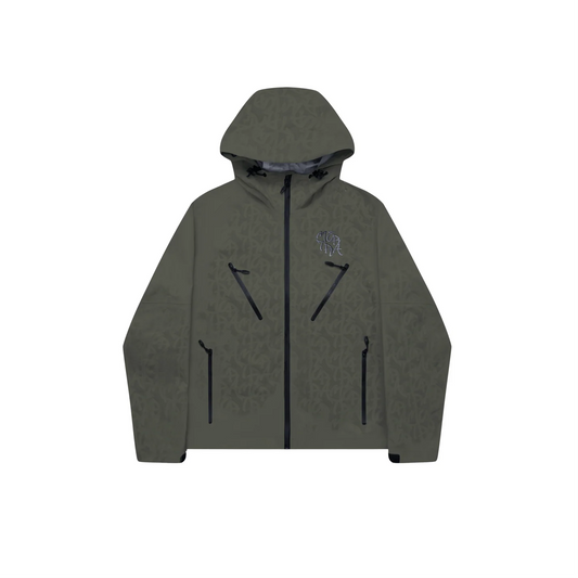 Mertra Monogram Shell Jacket - (GREEN)