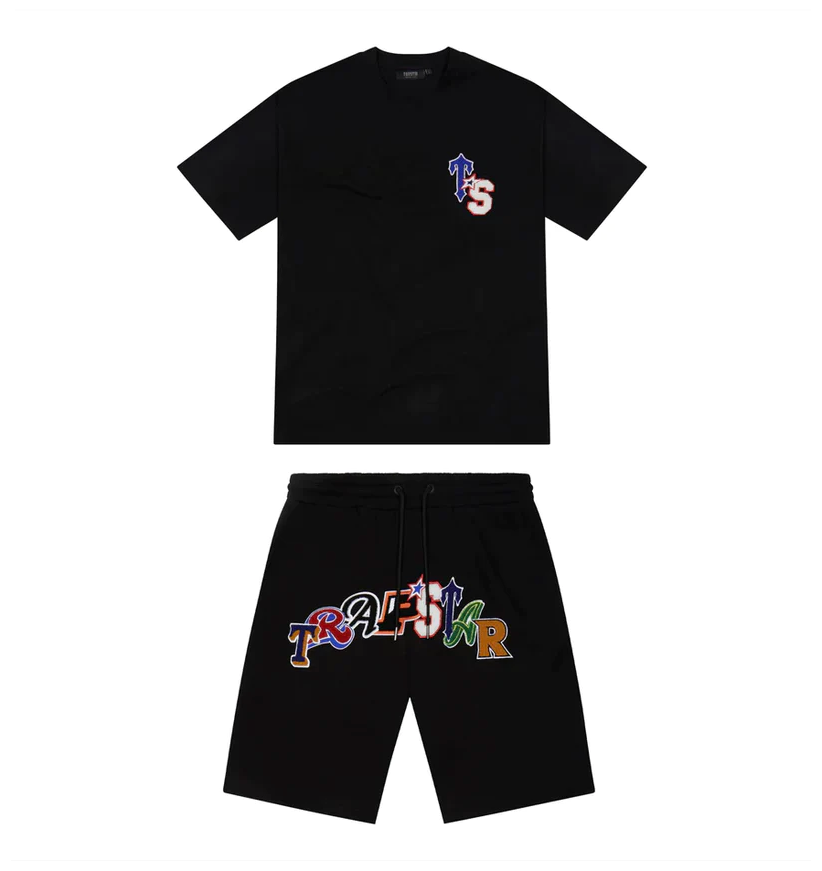 Trapstar Wildcard Short Set Black
