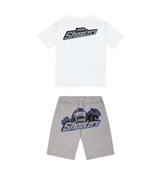Trapstar Shooters Short Set Grey Ice Flavours