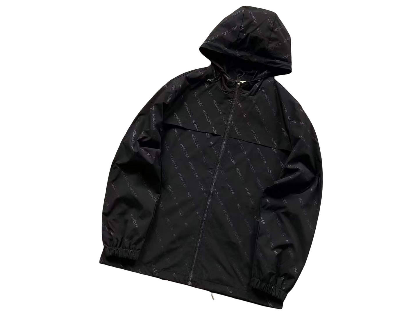 Moncler Motif Windbreaker - (BLACK)