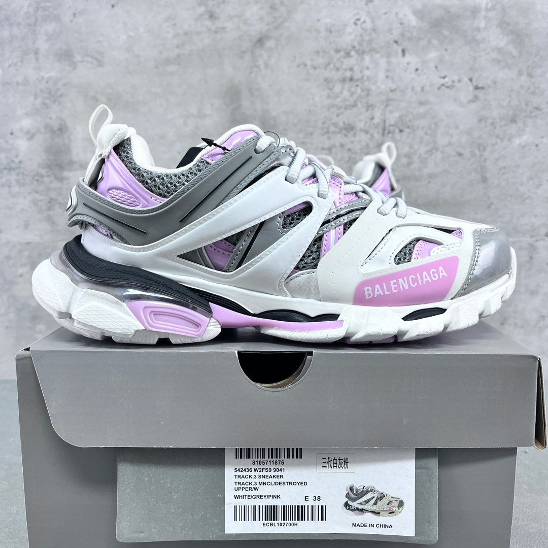 Balenciaga Track 3.0 - (WHITE/GREY/PINK)