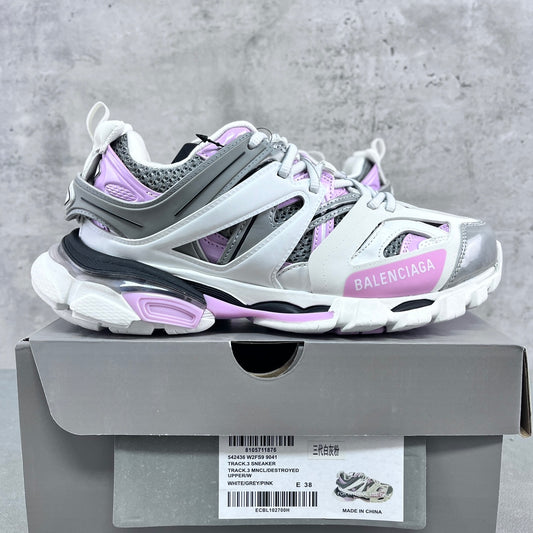 Balenciaga Track 3.0 - (WHITE/GREY/PINK)