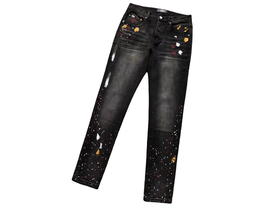 AMIRI Paint Splatter Jeans - (BLACK)