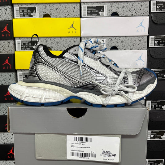 Balenciaga 3XL Metallic Silver Blue