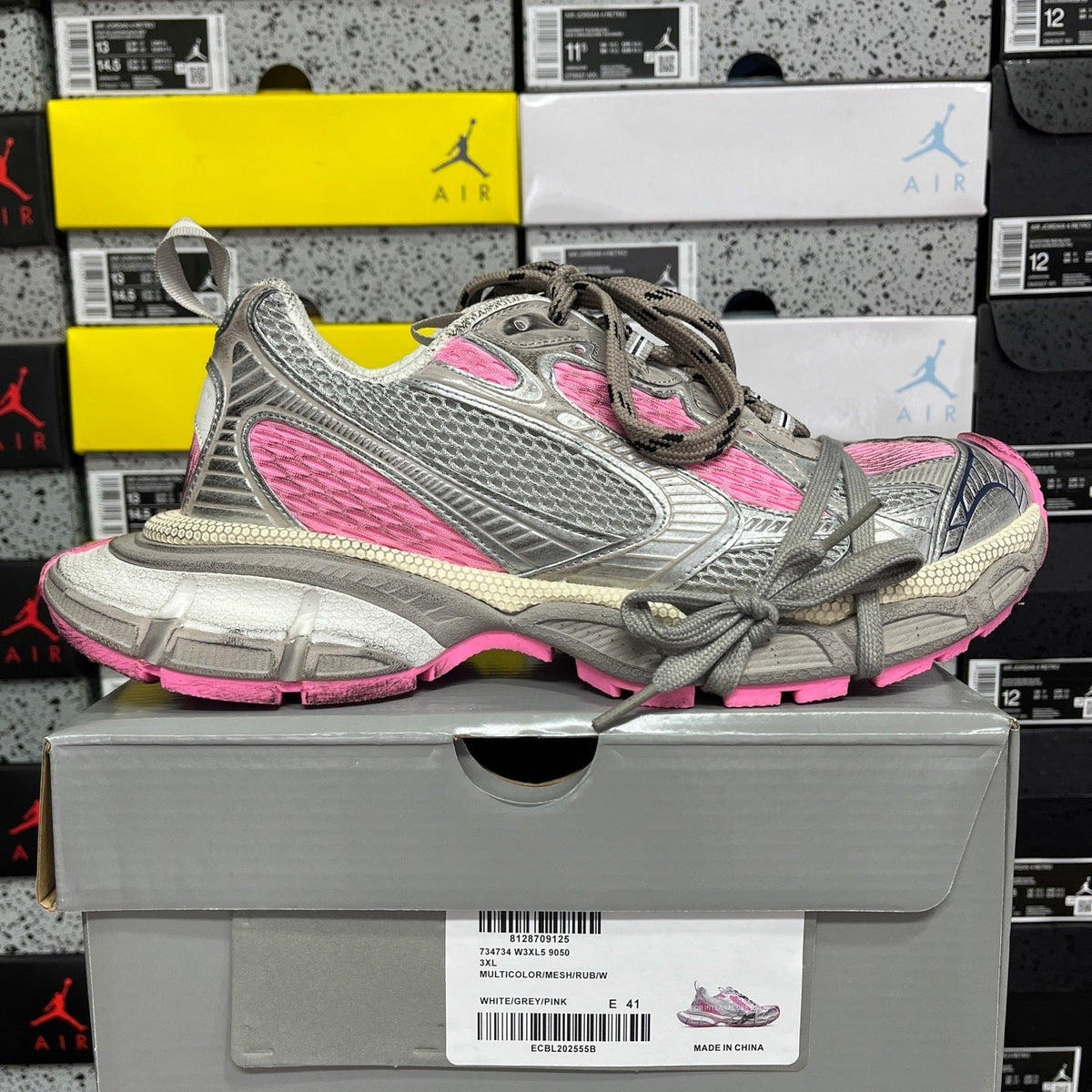 Balenciaga 3XL Dirty Grey Pink