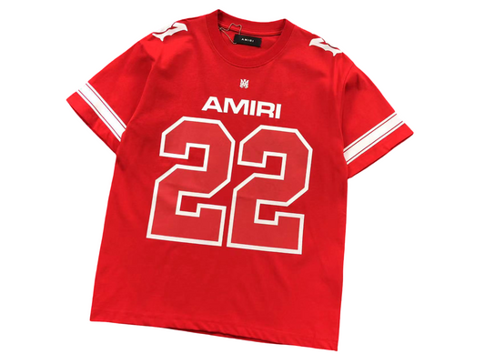 AMIRI Football 22 Tee - (RED)
