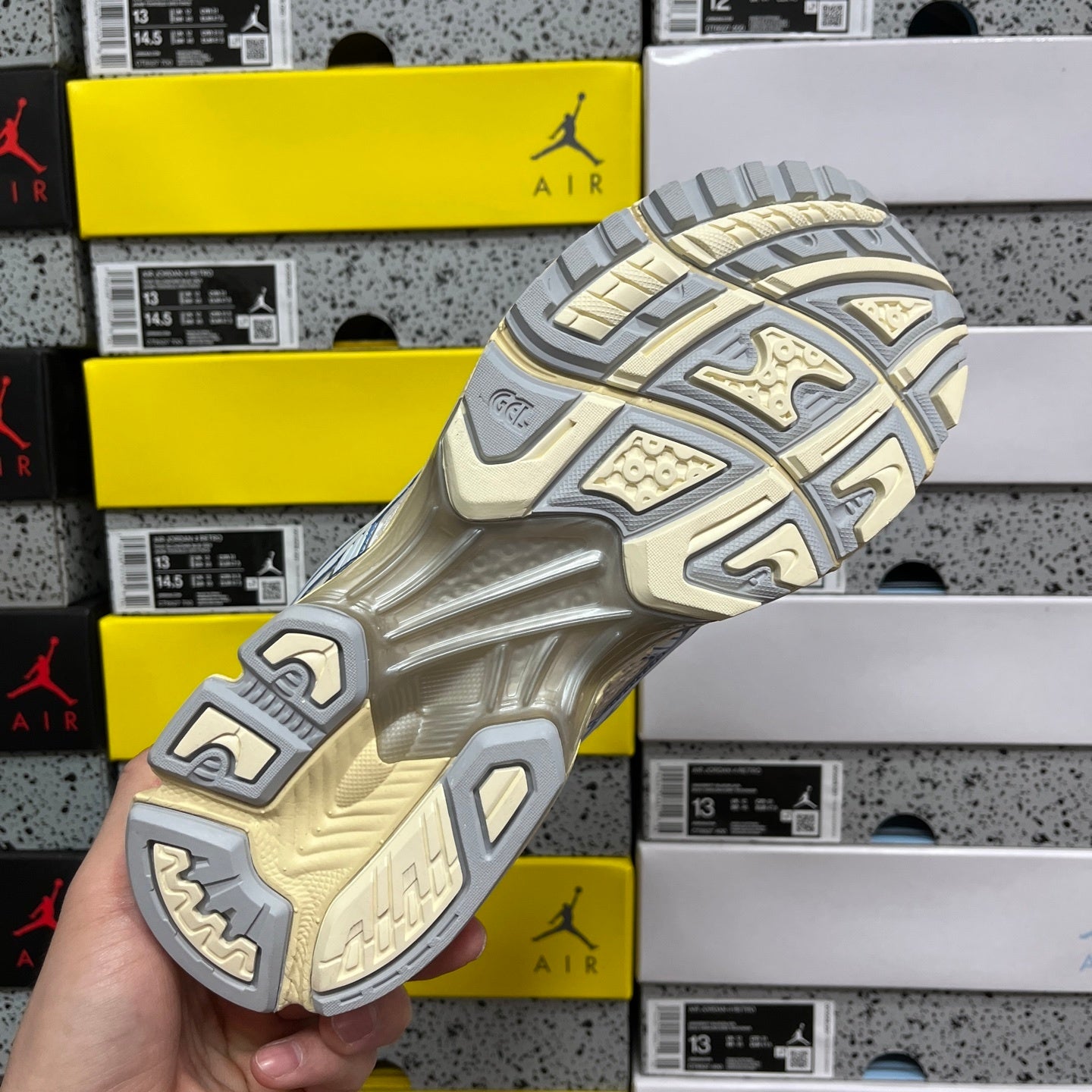 Asics Gel-Kayano 14 Cream Metallic Blue