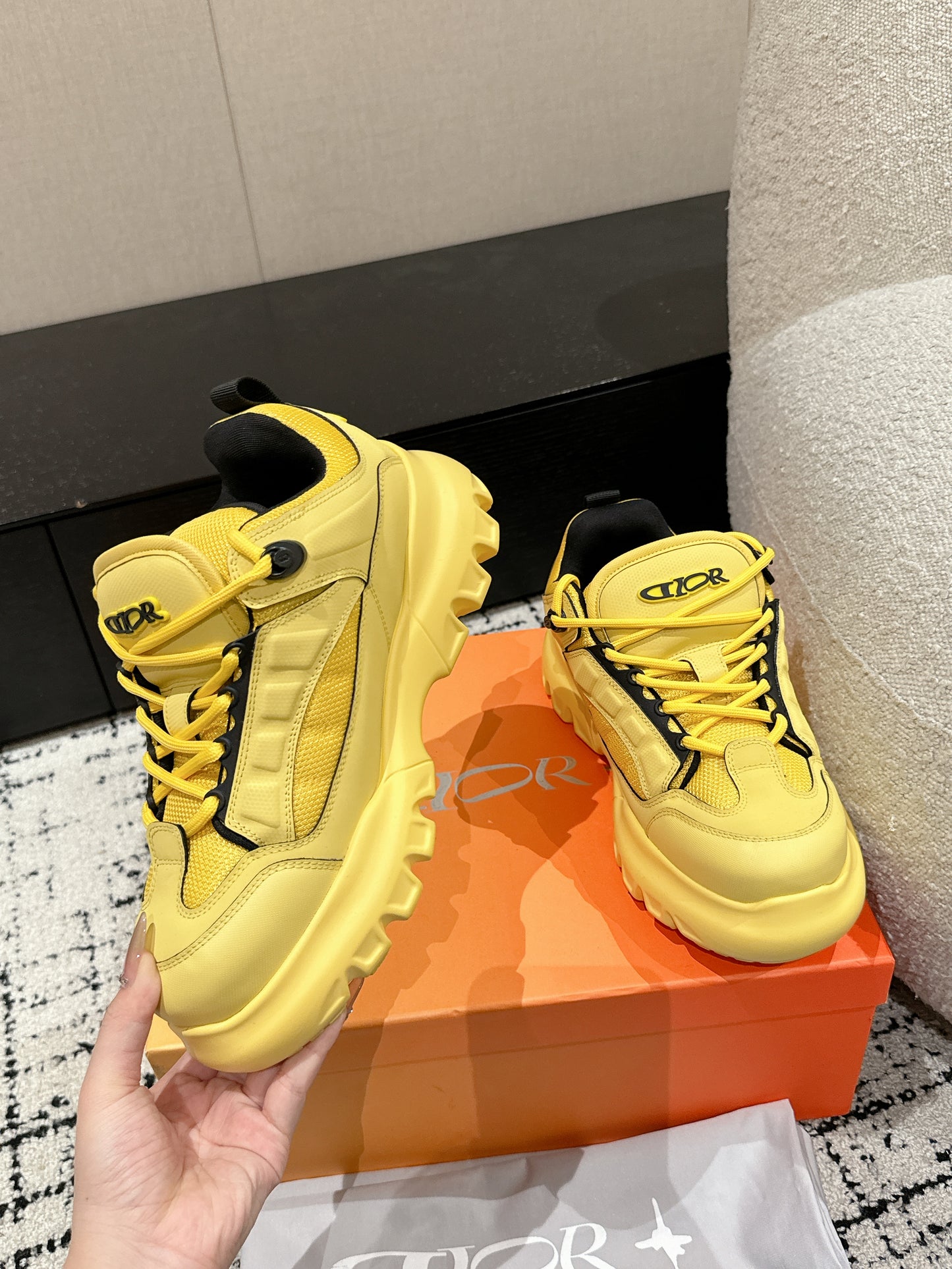 Dior x Lewis Hamilton Snow Derby Yellow