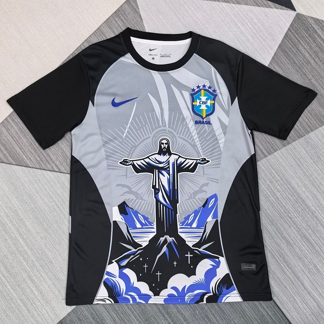 Nike Brazil Tiger Jersey Blue