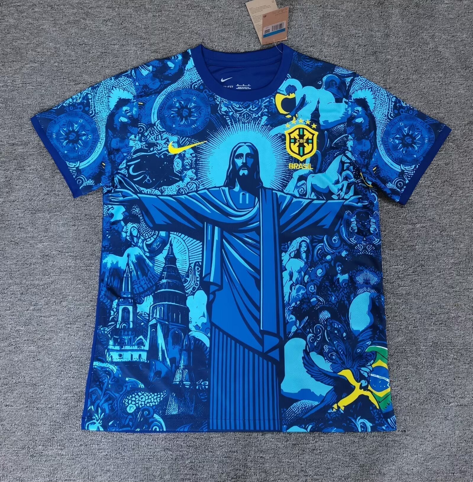 Nike Brazil Christ Jersey Blue