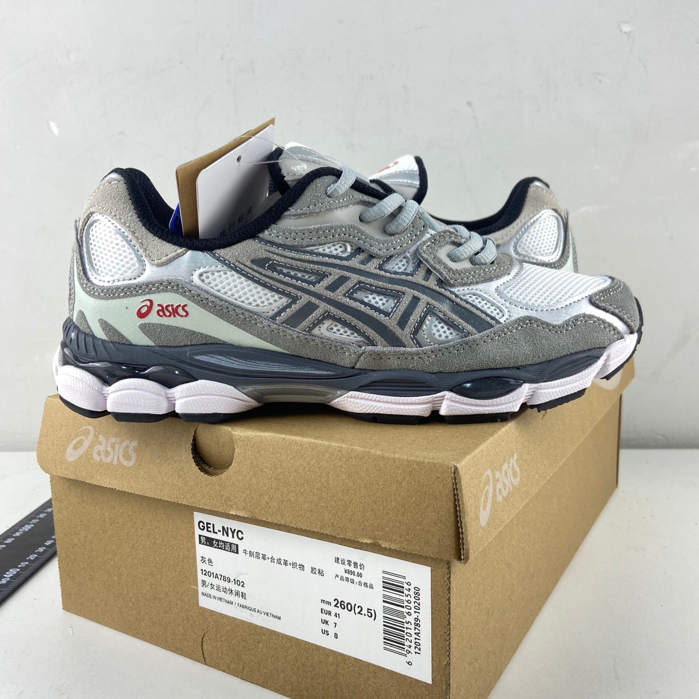 ASICS Gel-NYC White Steel Grey