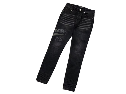AMIRI Black-on-Black Jeans - (BLACK)