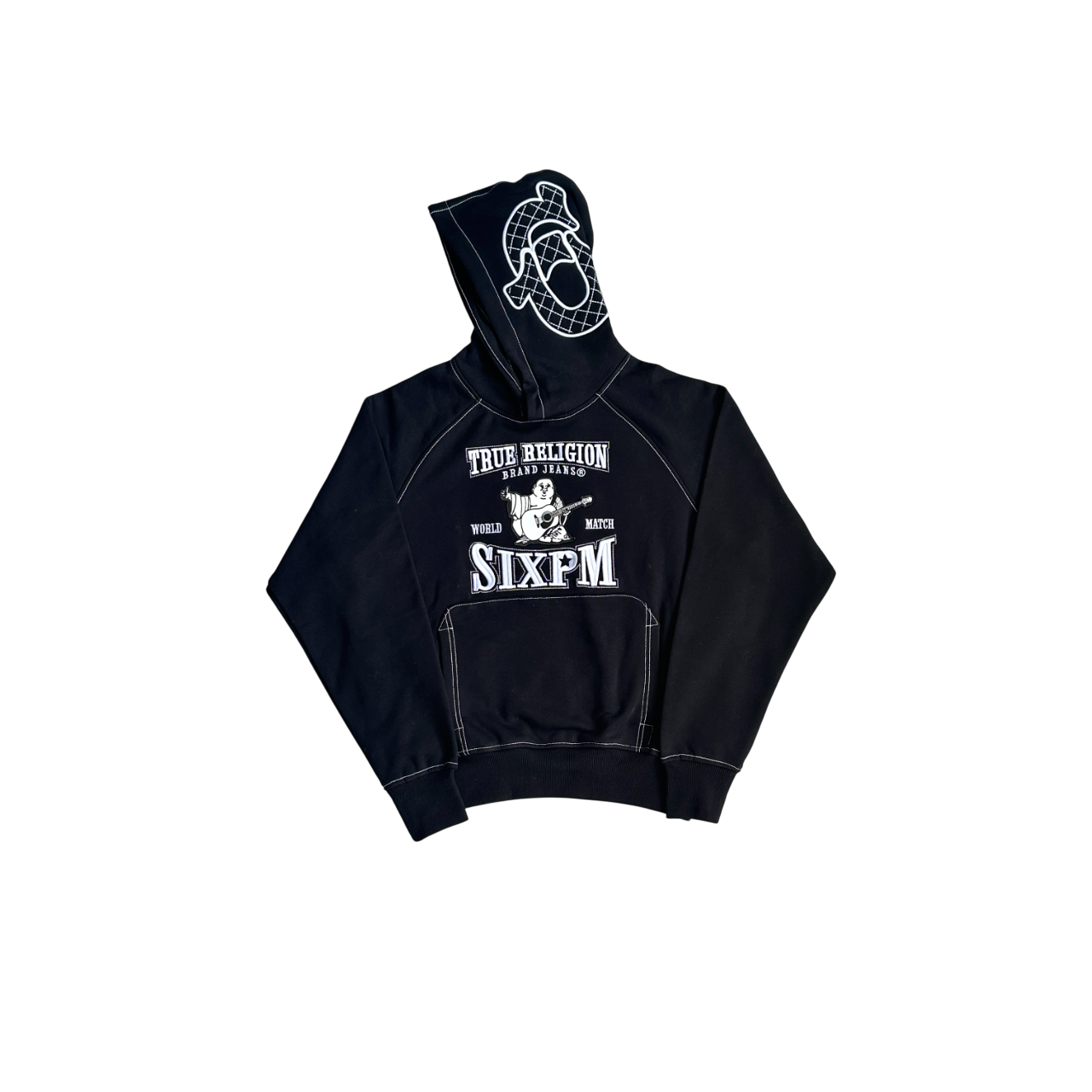 6PM x True Religion Buddha Hoodie - (BLACK)