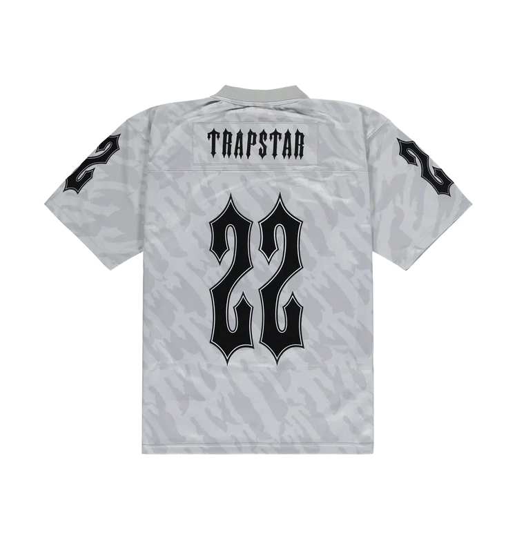 Trapstar x NFL Football Jersey - (GREY)