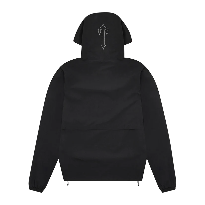 Trapstar Decoded Windbreaker - (BLACK/WHITE)