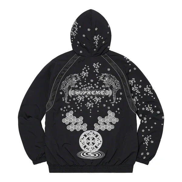 Supreme AOI Glow-In-The-Dark Shell Suit Jacket Black