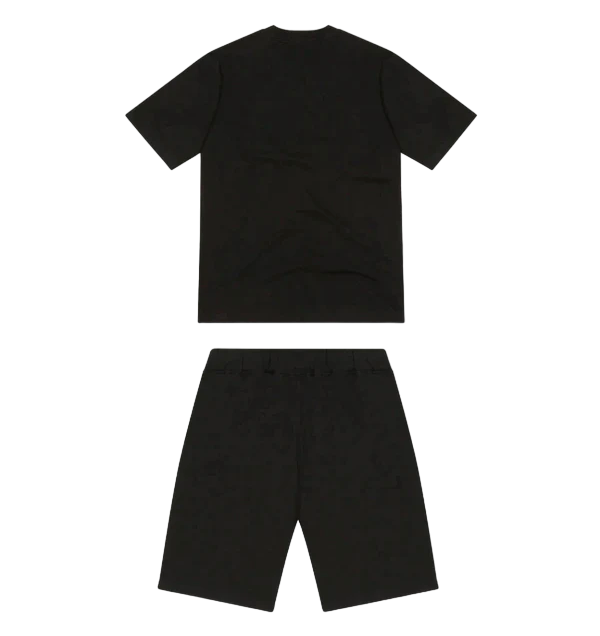 Trapstar Chenille Decoded Short Set Black/Green